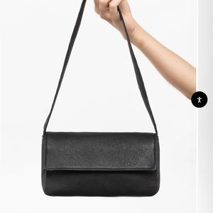 Los Angeles apparel basic leather shoulder bag